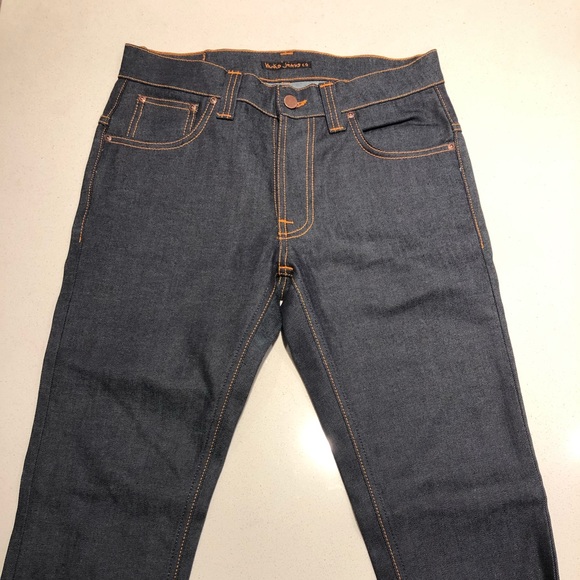 Nudie Jeans. Tape Ted Skinny Jeans. - Picture 2 of 5